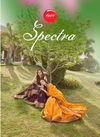 Apple Spectra Latest Fancy Soft Linen Foil Printed Casual Wear  Saree Collection